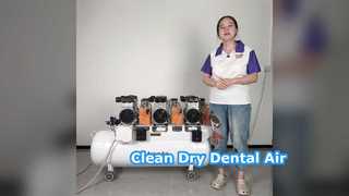 Οδηγός εισαγωγής και λειτουργίας AZ-FA40B Oil-Free Dental Air Compressor | Σύστημα παροχής αέρα 40L Dental