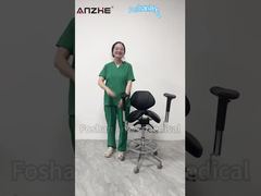 AZ-ST08 Οδηγός λειτουργίας σκαμπό σχισμένης σέλας εργονομικό | Ρυθμιζόμενη ιατρική καρέκλα για οδοντιάτρους και βετεράνους