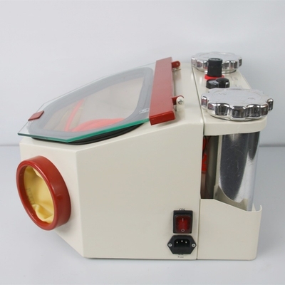 Δύο δεξαμενές οδοντιατρικού εργαστηρίου Sandblaster πορσελάνη στέμματα γυαλιστική οδοντιατρική ακροφύσιο Sandblasting