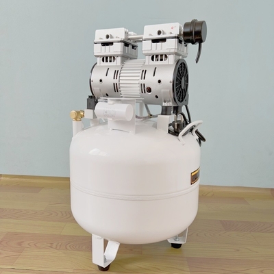 40L ιατρική συμπίεση αντλίας αέρα 850W οδοντιατρική χωρίς λάδι συμπίεση αέρα Χρήση για 2 οδοντιατρικές καρέκλες