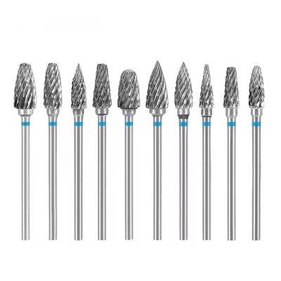 10PCS/Box Οδοντιατρικό Εργαστήριο Λαϊκό Carbide Cutter Kit 2.35mm Οδοντιατρικά τρυπεία
