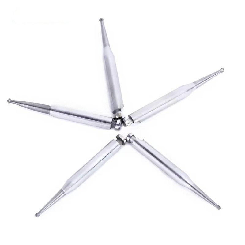 Κρόνα Κόψιμο Δοντιών Tungsten Carbide Bur RA χαμηλής ταχύτητας Round Head Dental Carbide Burs