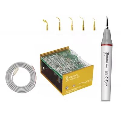 Καλή τιμή. Δοντιατρική συσκευή καθαρισμού δοντιών με υπερηχογράφηση με 6 συμβουλές σε απευθείας σύνδεση