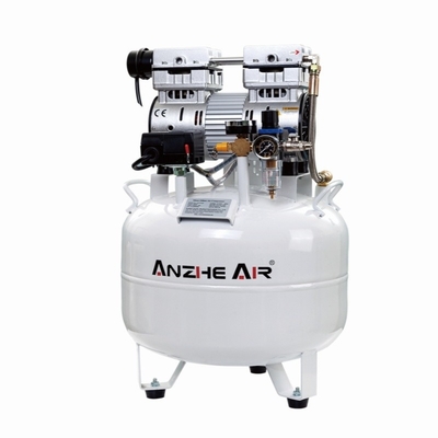 40L ιατρική συμπίεση αντλίας αέρα 850W οδοντιατρική χωρίς λάδι συμπίεση αέρα Χρήση για 2 οδοντιατρικές καρέκλες