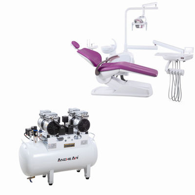 Καλή τιμή. 140L/Min Δύο κεφαλές αντλίας Αεροσυμπιεστή χωρίς λάδι Εργοστάσιο Προσαρμοσμένο οδοντιατρικό αεροσυμπιεστή σε απευθείας σύνδεση