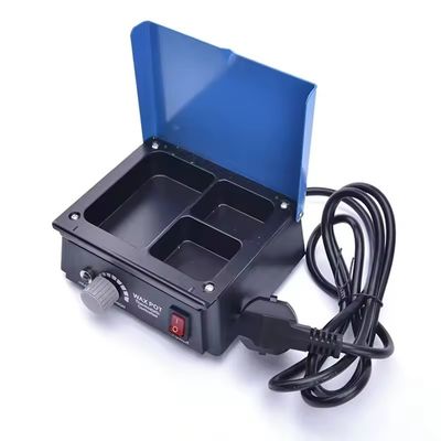 Καλή τιμή. 3 τρύπες κερί θέρμανση δοχείο οδοντιατρικού εργαστηρίου κερί δοχείο 13.5x12.8x5.3cm σε απευθείας σύνδεση