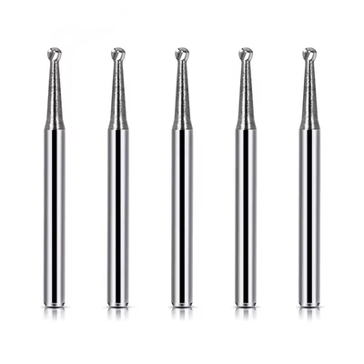 10pcs/ Box Medical Polishing Bur Tungsten Dental Carbide Bur Ball Shape Carbide Burs για οδοντοστοιχίες