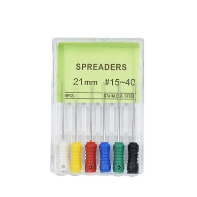 Καλή τιμή. Οδοντιατρικές ενδοδοντικές κωνικές συσκευές διάχυσης δακτύλων 21/25mm από ανοξείδωτο χάλυβα Χειροχρησιμοποίηση Endo Root Canal File Οδοντιατρικές συσκευές διάχυσης σε απευθείας σύνδεση