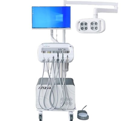 Καλή τιμή. Επαγγελματική κινητή οδοντιατρική μονάδα καρότσι για κτηνιατρική οδοντιατρική μονάδα τουρμπήματος με συμπίεστη αέρα σε απευθείας σύνδεση