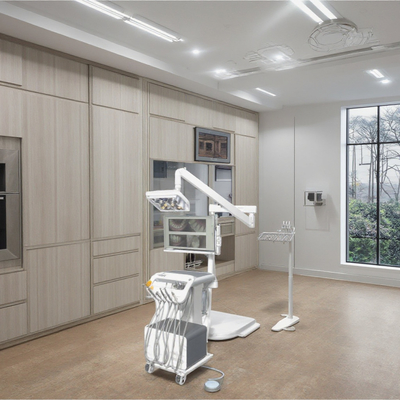 Υψηλού επιπέδου οδοντιατρική μονάδα παράδοσης με σχήμα πεταλούδας λειτουργία LED Φωτός οδοντιατρική κλινική κινητό οδοντιατρικό καλάθι φορητή οδοντιατρική μονάδα