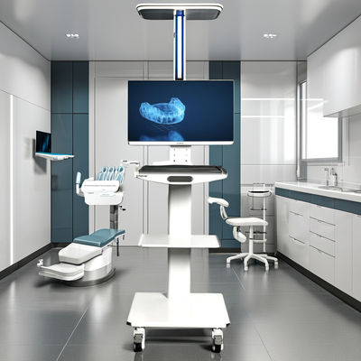 Καλή τιμή. Λευκός Έγχρωμος Οδοντιατρικός Σαρωτής Στόματος Κινητό Τρόλεϊ με Βάση Οθόνης Μεταλλικό Τρόλεϊ Οδοντιατρικών Οργάνων Φορητό Τρόλεϊ Οδοντιατρικής Χρήσης σε απευθείας σύνδεση