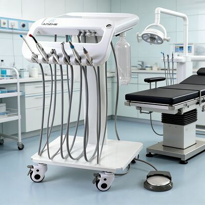 Καλή τιμή. Φαρμακευτική μονάδα χειρισμού δοντιών με ενσωματωμένο κλιμακωτή και θεραπευτικό φως.Απορρόφηση & F σε απευθείας σύνδεση