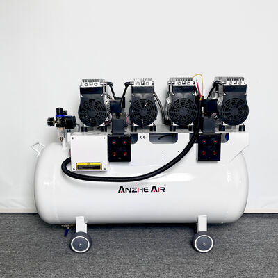 Καλή τιμή. 128L Silent Oil Free Dental Air Compressor 3400W Dental Clinic Air Pump 420L/min Αερορρόφηση Ιατρικό οδοντιατρικό εξοπλισμό OEM ODM σε απευθείας σύνδεση